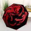 Yin Yang Phoenix Symbol T-Shirt - Spiritual Balance DesignUmbrella, Portable 3-Fold Umbrella for Men & Women,Christmas Gift ES220