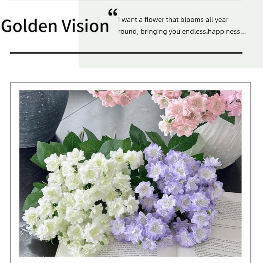 Green Leaves Simulation Flower Multicolor Fake Floral Branch Creative Faux Flower Home Decoration