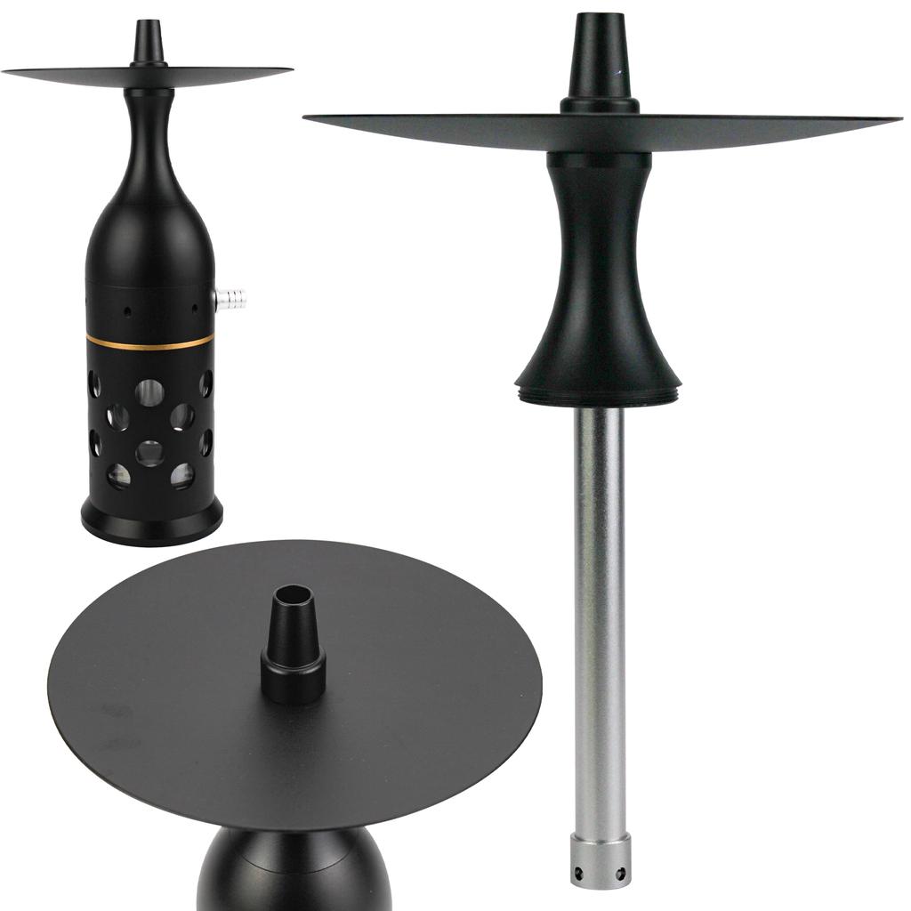 New Style Travel Hookah Set Include Classic Tongs LED Light and Glass Base Nargile Chicha Shisha Accessories Portable Hookah