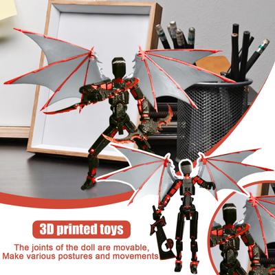 Mobile Doll Set, 3D Printed Titan Robot Mobile Doll, Posable Mobile Doll, Suitable For Collectors, Desktop Decoration