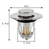 1pc, Universal Sink Drain Plug, Plastic Pop-Up Core for Washbasin, Odor-Proof Accessory for Washbasin Drainage