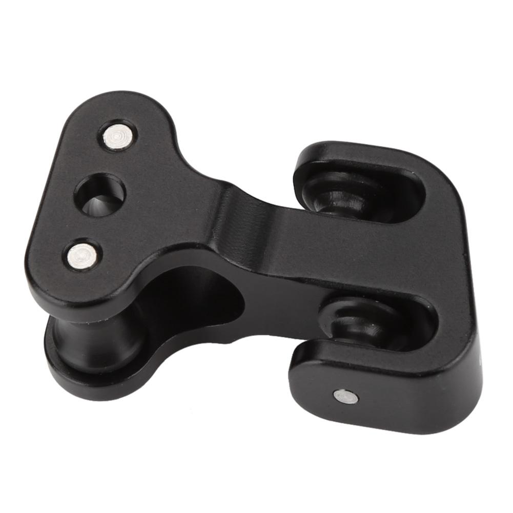 Aluminium Alloy Archery Compound Bow Cable Slide String Splitter Roller Glide (black)
