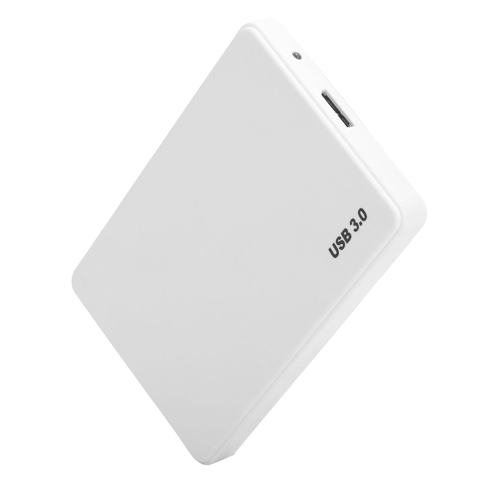 

Жесткий диск USB3.0 внешний мобильный диск 2.5in для настольного ноутбука компьютерные принадлежности Белый 2TB 120GB