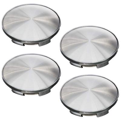 Negues Wheel Center Caps, 68mm, 63mm Bore Diameter, 4 Pieces, Universal, Available In 3 Colors, Chrome & Stencil Silver