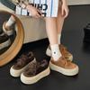 Women's Autumn New Thick-soled Heightening Muffin Shoes Casual Versatile and Old Women's Shoes