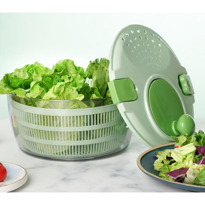 Kitchen Salad Spinner and Strainer Vegetable Dehydrator with Dishwashing Function Flour Sifter for Baking Household Kitchen Tool