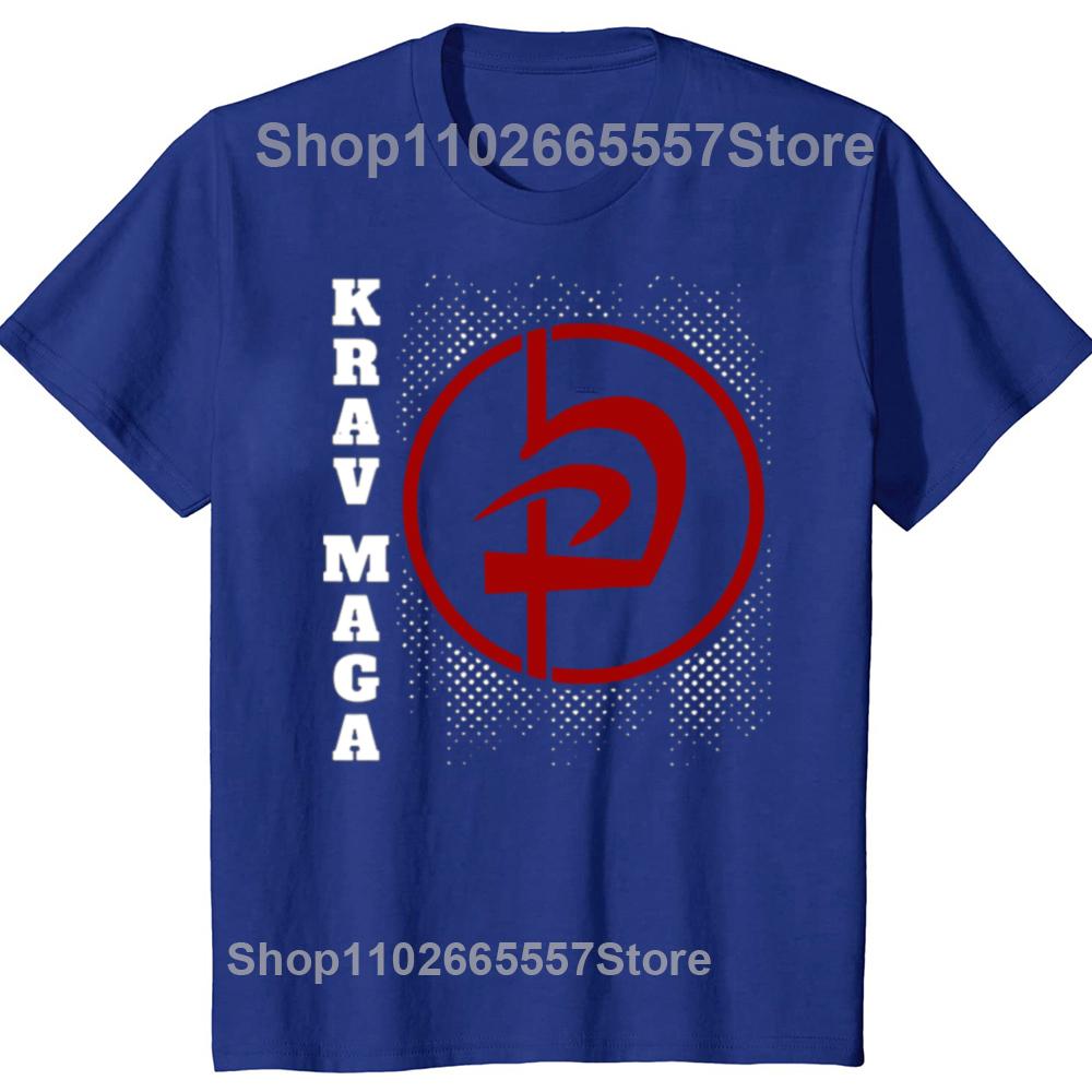 Lustige Krav Maga Israelisches Selbstverteidigungssystem Grafik T-Shirts Unisex Mode Lässiges T-Shirt 100% Baumwolle Locker Oversized T-Shirt