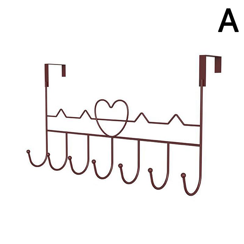 Behind The Door Hooks Household Storage Wall Hanger Hooks No Punch Coat Rack Home Storage Door Hooks Hanger