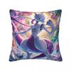 Japan Pokemon Mewtwo Cool Pillow Cover Soft Pillow Case Cushion Cover Morden Design Pillowcases For Chair Sofa Home Decoration