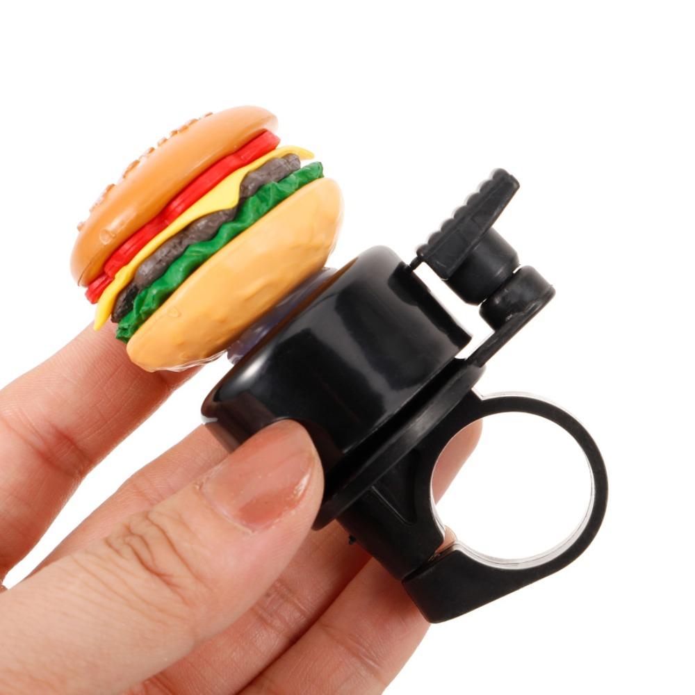 Sandwich Cartoon Bicycle Bell French Fries Bike Scooter Bell Bicycle Horn  Highway Vehicles