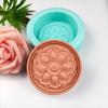 Silicon Soap Mold Essential Oil Soap Mold Round Flower Shaped Moulds Handmade DIY Craft Silicone Soap Mould Aroma Stone Moulds