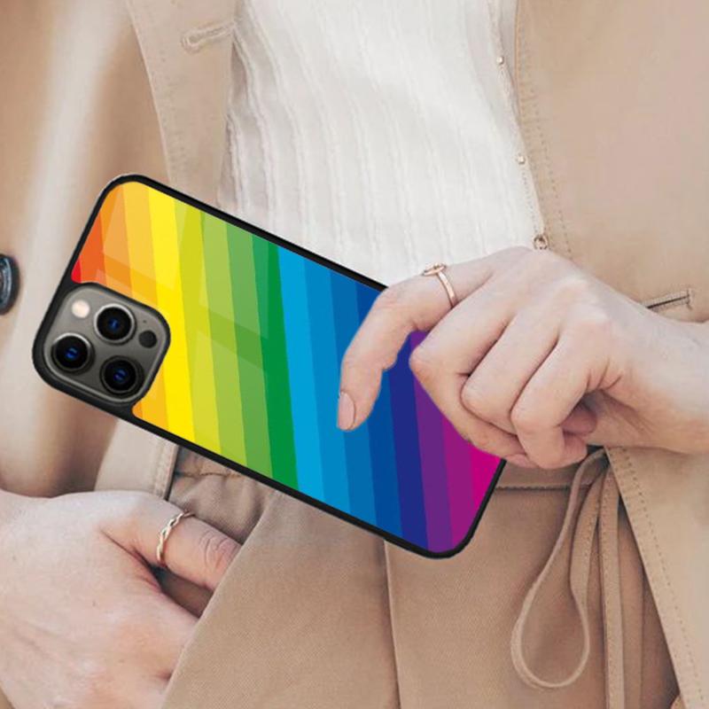 Lgbt Pride Personalised Name Magnetic Phone Case For APPLE iPhone 17 Air 16 14 13 12 Pro Max 15 Plus Wireless MagSafe Cover