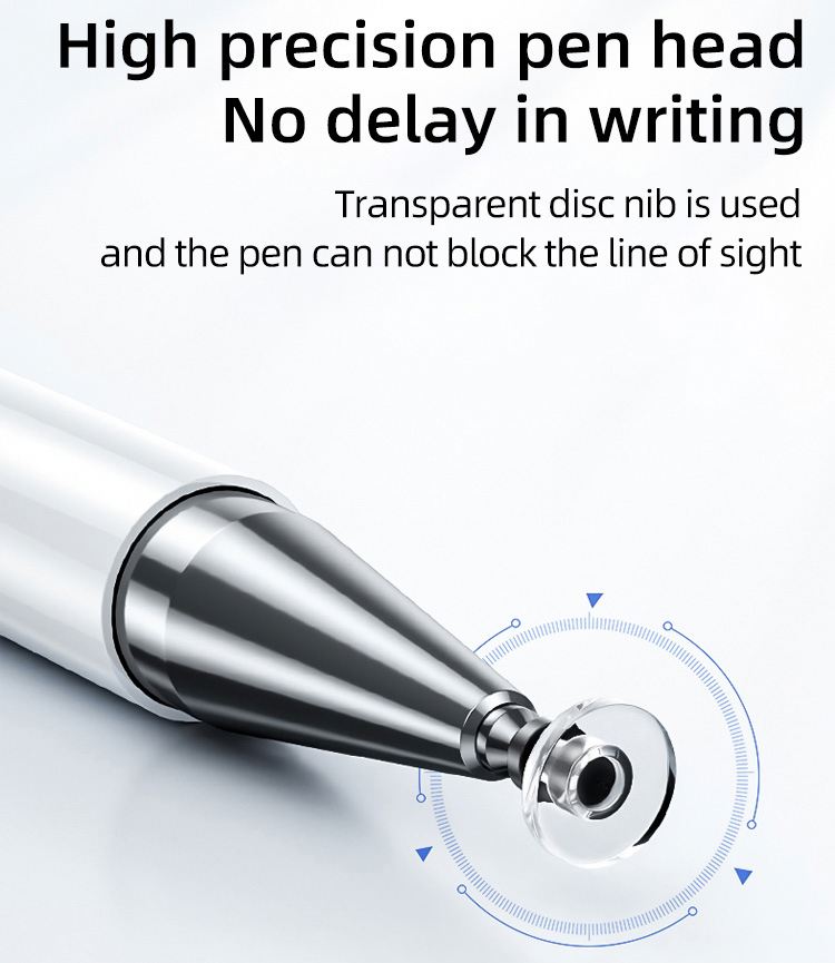 Factory New 2-in-1 Stylus for Apple Pencil 2 Universal Pen for iPad Air Pro Mini 6/7/8/9/10 Plastic for Any Brand Touch Screen