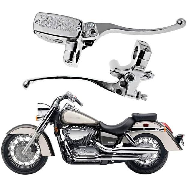 1  Handlebar 14mm Bore Motorcycle Clutch Hydraulic Brake Master Cylinder Lever