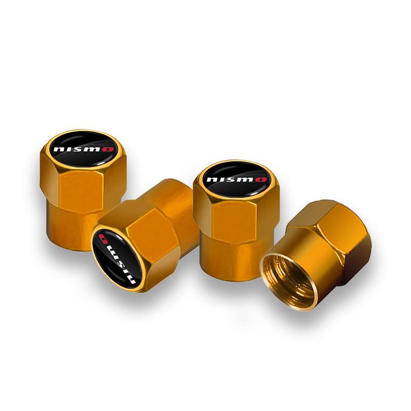 Car Wheel Tire Valve Caps Air Stem Covers Accessories For Nismo Nissans Tiida Teana Skyline Juke X-trail Almera Qashqai Goods