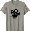 Film Fanatic Graphic Tee Cinema Movie Lover Retro T-Shirt T-Shirt