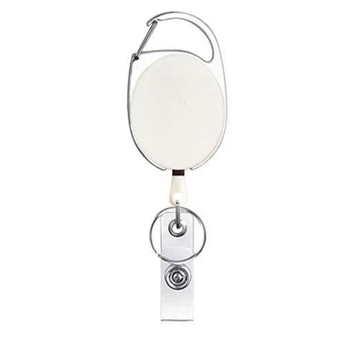 Transparent Cards Slots ID Tag Badge Holder with Badge Reel Cards Storage Organizer Employee Pass Work Card Case Sleeve