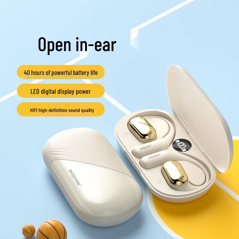 WOPOW OWS33 Open-Ear Bluetooth Neckband Headphones