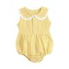 Summer Cotton Baby Bodysuit Newborn Cute Plaid Clothing for Baby Girls Sleeveless Princess Toddler Infant Bodysuits