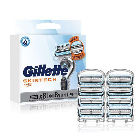 Gillette Skintec Manual Razor Blades, 8-Pack