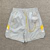 LUXEONCasual Breathable Short Pants Printed Sunset Letter Patchwork Color Summer Loose Straight Leg Shorts
