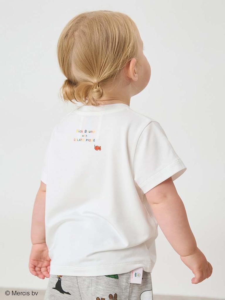 Gelato Pique DickBruna Baby Cool-Touch One-Point T-Shirt PBCT254415OWHT80