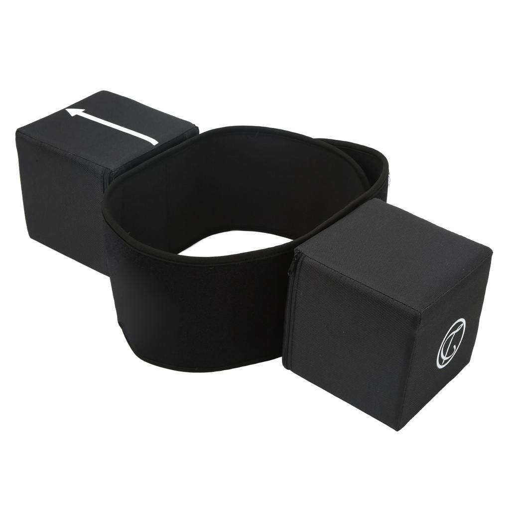 Golf Swing Waist Strap with Two Block Auxiliary Device Golf Swing Trainer Aid for Adult Outdoor