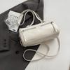 Yogodlns Underarm Barrel-shaped Bag For Women New Fashion Solid Crossbody Bag Versatile Large Capacity Shoulder Commuter Bag