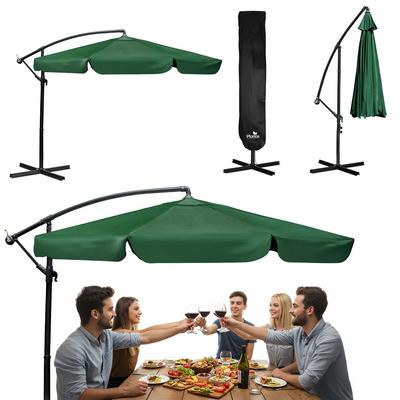 Opvouwbare Tuinparasol 6 Delen 350 Cm Met Hoes Plonos Pl-880