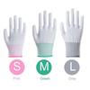 1 Pair Clean Gloves PU Coated Finger Gloves Antiskid Glove Anti Static Mitte Ca