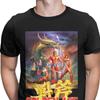 Golden Axe Streets Of Rage T-Shirt für Herren Reines Baumwoll-Vintage-T-Shirt Retro Axel Blaze Kampfspiel-T-Shirts