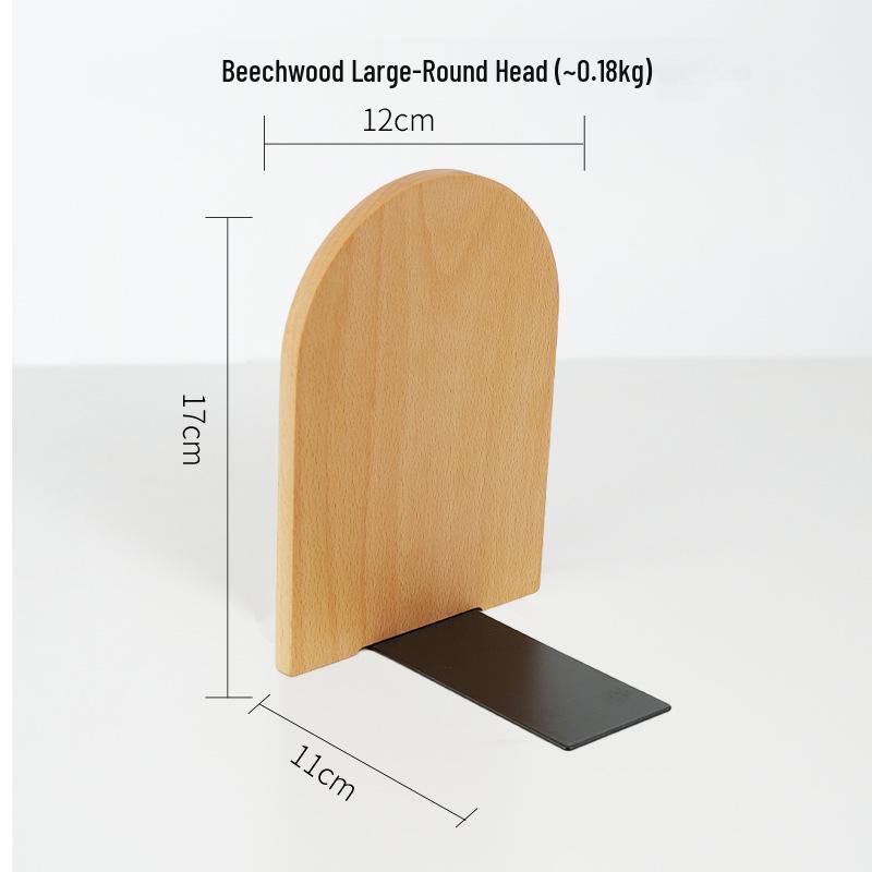 Massive Buchstützen aus Schwarznuss - Kreative, einfache & bewegliche Schreibtischornamente zur Aufbewahrung im Büro