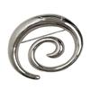 Lightweight Alloy Vortex Shaped Brooch Elegant Lapel Pin Eye Catching Vortex Shaped Brooch Pin for Daily Wear Parties
