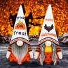 Halloween Gnome Pumpkin Bat Faceless Doll Decorations 2pcs Mr and Mrs Scandinavian Tomtes Table Ornament Tiered Tray
