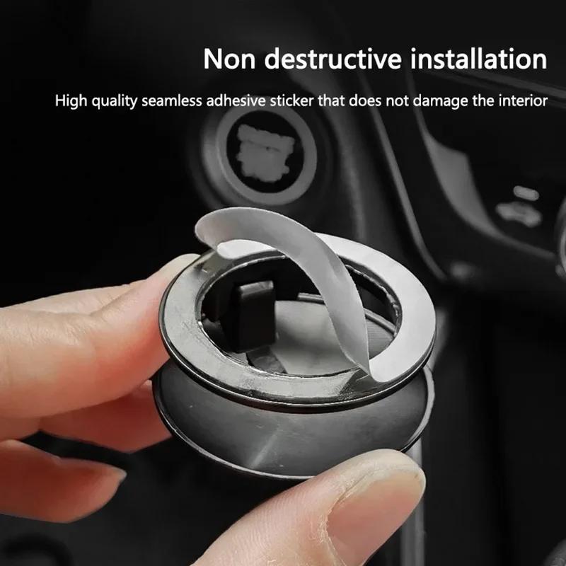 C200 E300 2026 Heiße Mode Auto Startknopf Abdeckung Ganzmetall Start Dekorative Abdeckung Für Mercedes Benz AMG W204 W205 W203 W211