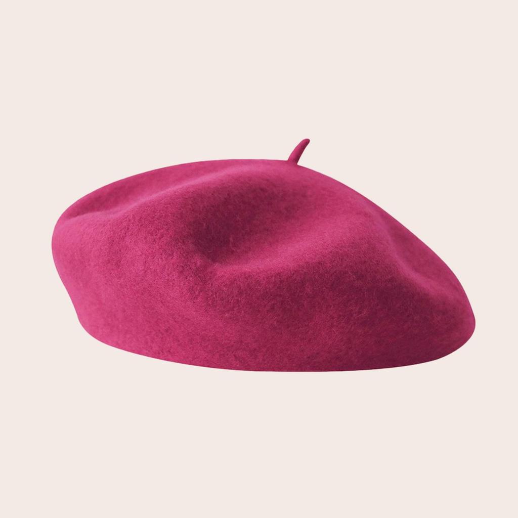 Autumn & Winter Wool Beret: Thick, Fashionable, Versatile & Warm