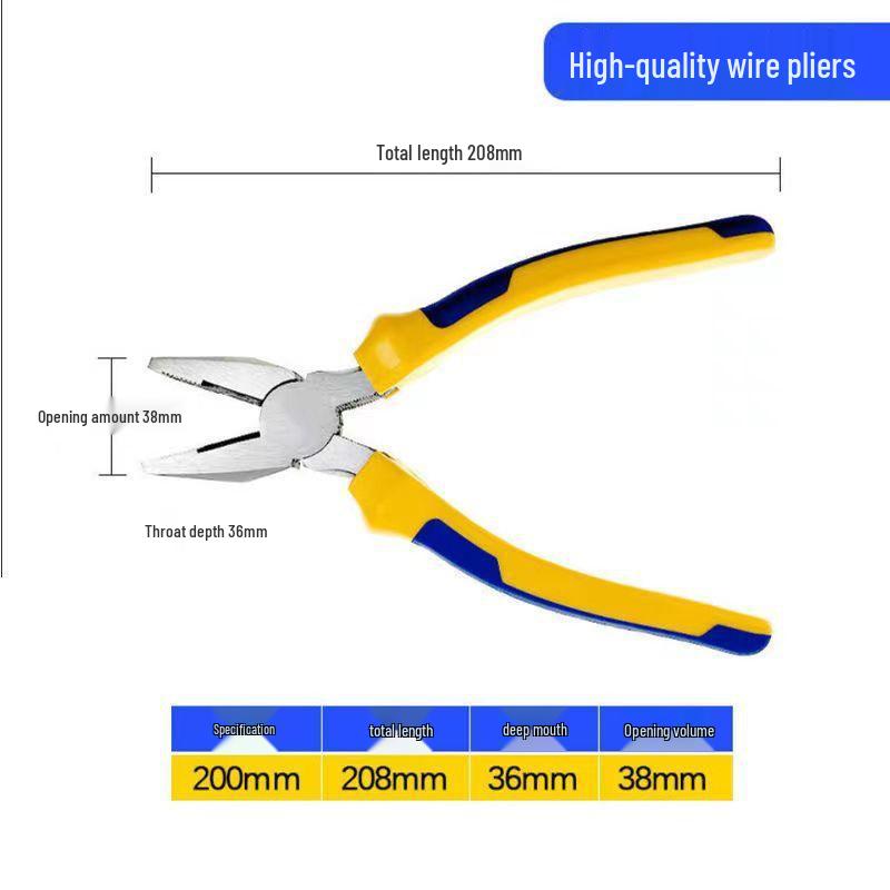 Tiger Multifunctional Needle Nose Pliers: Industrial Grade Wire Cutters and Strippers for Electricians