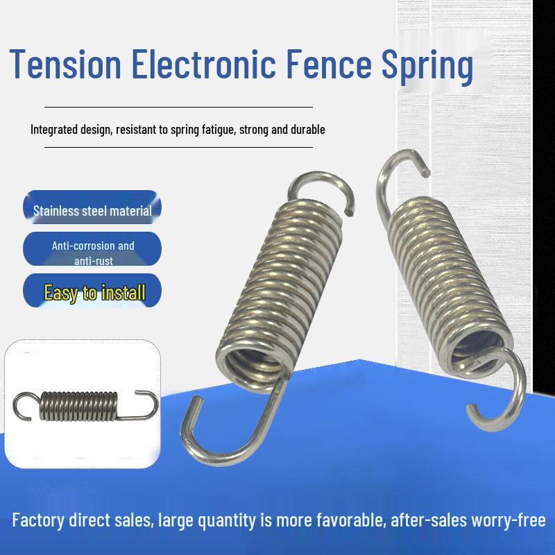 304 Stainless Steel Anti-theft Tension Spring for Electronic Fence Accessories No