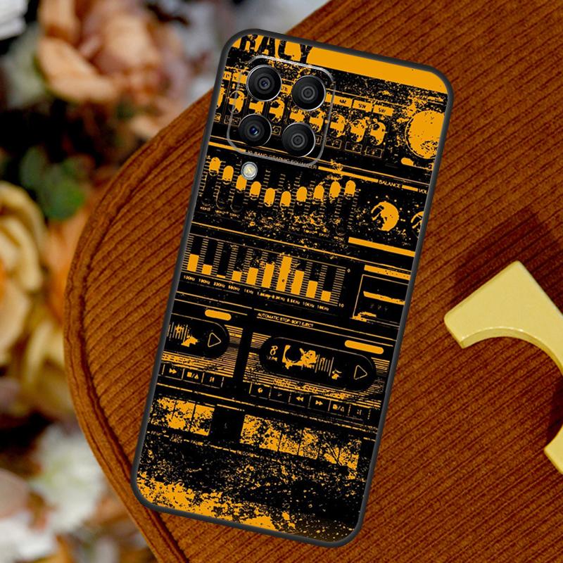 Бумбокс 80-х годов, кассетный плеер для Samsung Galaxy M33 M53 M13 M20 M11 M31 M51 M15 M55 M12 M32 M52 M14 M34 M54 M30s, чехол Samsung M23