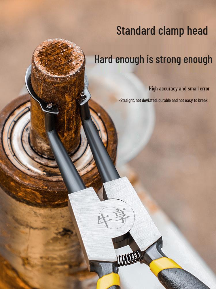 Industriequalität Gelb Doppelnutzungs-Sprengringzangenset für Innen- und Außensicherungsringe