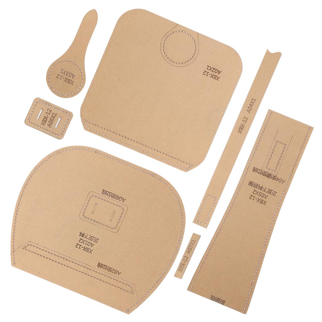Acrylic Template Leather Craft Pattern Mold for Single Shoulder Bag Making Accessories DIY Supply