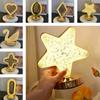 Dimmable LED Atmosphere Lamp Cordless Star Bedside Lamp Creative Crystal Night Light  Bedroom
