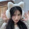Thicken Winter Plush Ear Cap Windproof Foldable Ear Cover Comfortable Cartoon Earmuffs  Girls