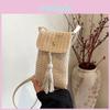 Chic Khaki And White Woven Small Square Bag For Women Trendy Summer Fashion Accessory