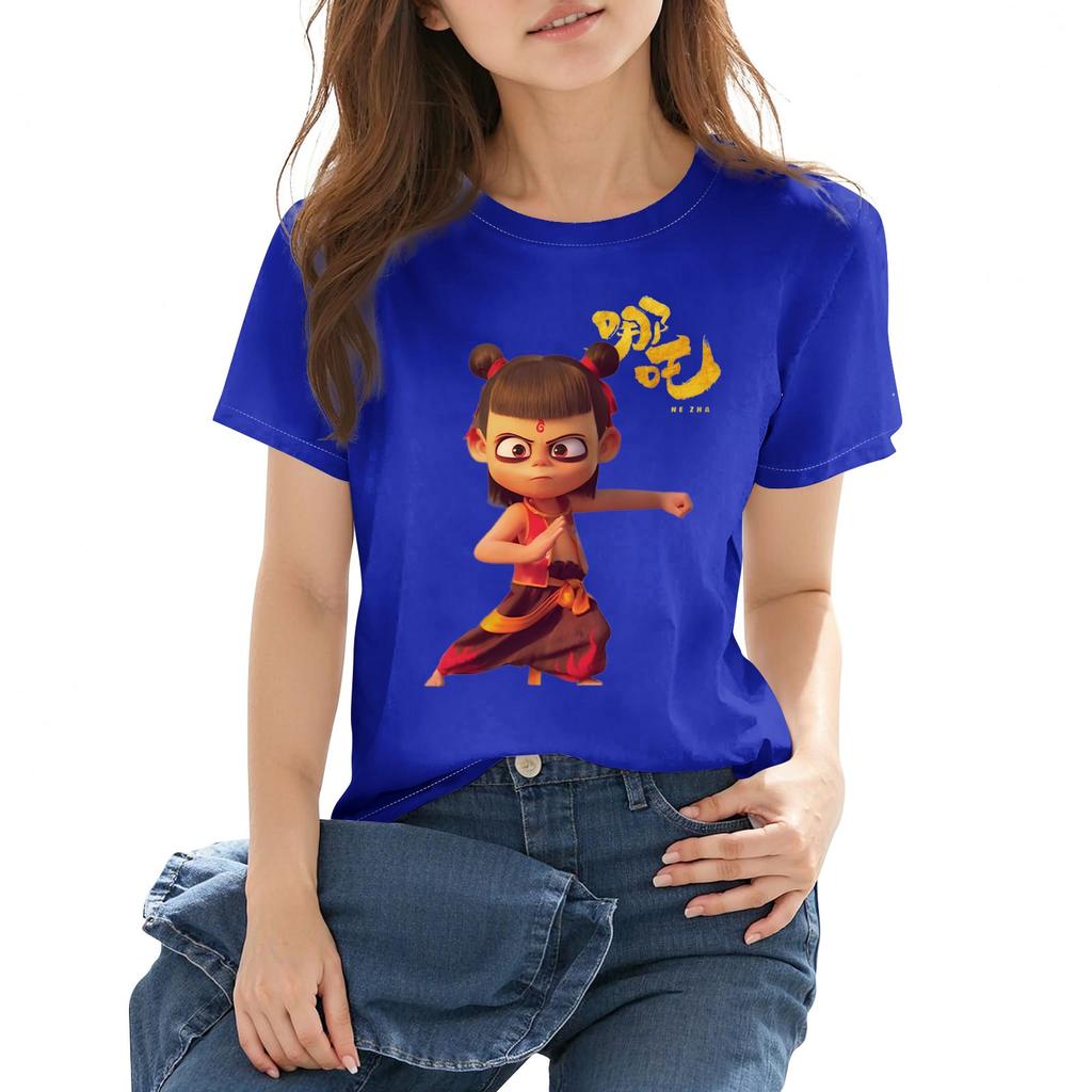 Lässiges, kurzärmliges, bedrucktes T-Shirt mit Rundhalsausschnitt für Kinder