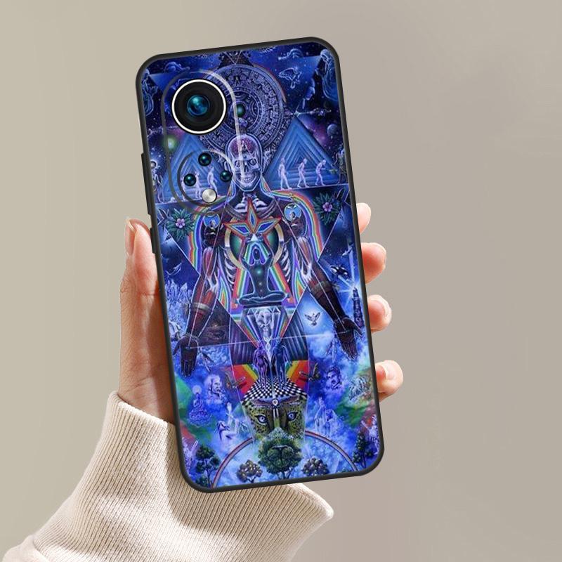 Spiritual Trippy Psychedelic Case For Honor Magic 5 6 7 8 Pro 200 400 Lite 50 70 90 Win RT X8c X8b X9a X9b X9c X9d Cover