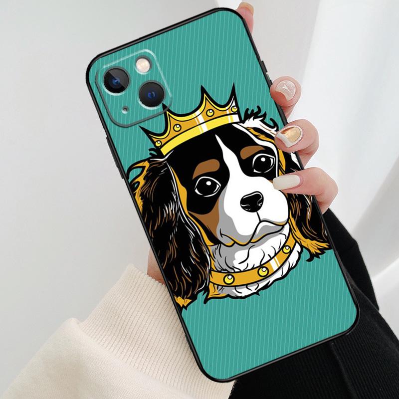 Cavalier King Charles Spaniel Dog Phone Case For iPhone 17 Pro Max 15 14 13 11 12 16 Pro Max mini 15 16 Plus 16e 17 Air Cover
