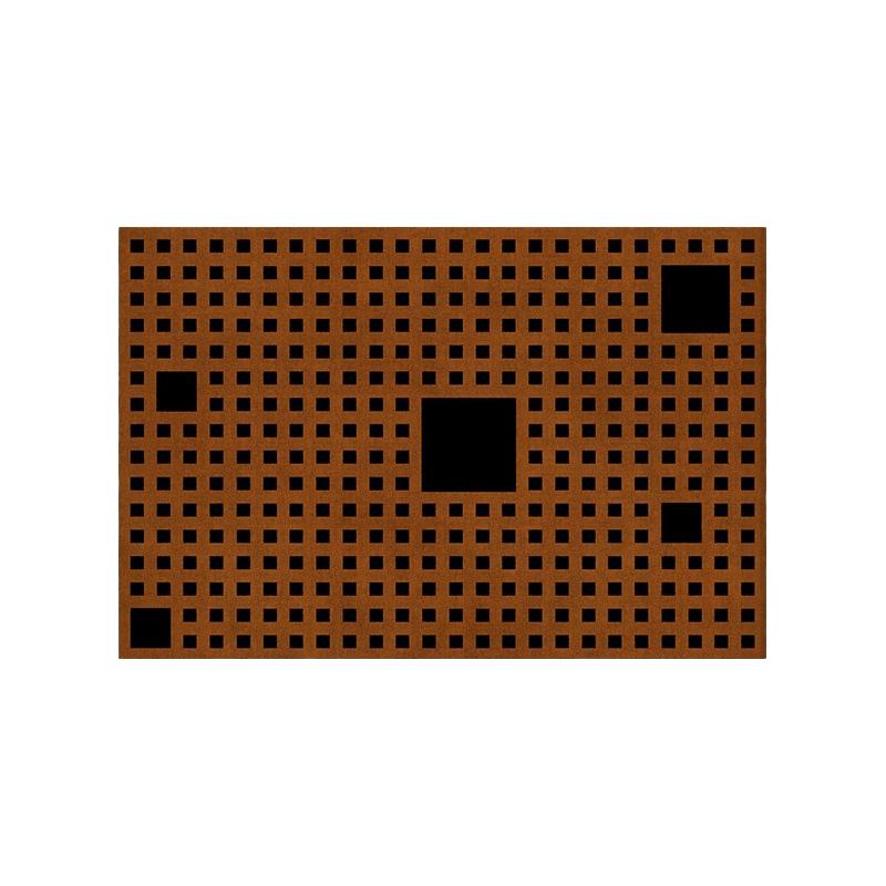 Retro Plaid Living Room Decorative Carpet Antique Sofa Coffee Table Soft Mat Wipeable Bedroom Bedside Plush Rugs Tapis
