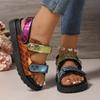 Women's Sandals Summer 2025 Fashion Platform Shoes Flat Sandals Designer Women Shoes Offers Comfortable and Elegant Ladies Shoes