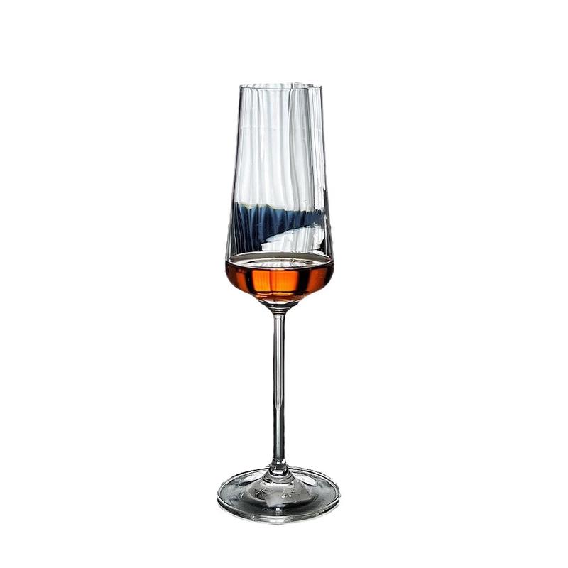 LISM Handblown Crystal Champagne Glass